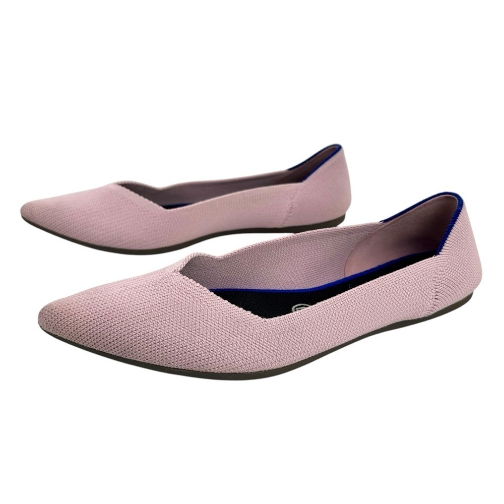 Rothy's The Point Petal Pink Flats Ballet Shoes Women's Casual Size 8.5 Retired - Picture 5 of 16